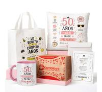 Kembilove® Regalo 50 Años Mujer, Original para Amiga o Hermana
