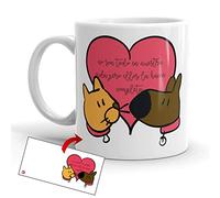 Kembilove Taza Animal - Taza Desayuno Divertida Animales Mensaje No Son Todo en Nuestra Vida, Pero Ellos la Hacen Completa - Taza Perro - Tazones Desayuno Originales - Tazas Originales