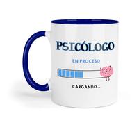 Kembilove Taza Profesional en Proceso - Cerámica 350 ml con Mensaje Motivador - Ideal para Estudiantes de Psicología - Regalo Original para Futuro Profesional de la Salud