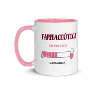 Kembilove Tazas de cafe - Tazas desayuno para Profesionales En Proceso - Profesionales de la salud - Regalos originales para futuras profesionales - Tazas cerámica 350ML - Dentista (Farmaceutica)
