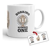 Kembilove Tazas de Café - Tazas desayuno Sobrino Number One - Taza personalizada - Tazas originales para regalar - Regalo Sobrino - Taza mejor Sobrino