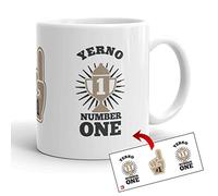Kembilove Tazas de Café - Tazas desayuno Yerno Number One - Taza personalizada - Tazas originales para regalar - Regalo Yerno - Taza mejor Yerno - Taza original