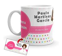 Kembilove Tazas personalizadas comunion - Taza regalo comunion - Tazas personalizadas con foto - Regalos primera comunion - Detalles primera comunion niña