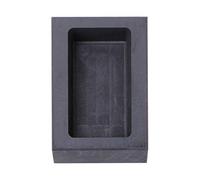 Kemelo Molde de lingote de crisol de Grafito, Horno de fusión, fundición, 150g, moldes de Barra de Oro, Herramientas, crisol de Grafito Gris Oscuro
