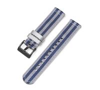 KemEng Bracelet de banda de reemplazo deportivo de correa de nylon vigilante de 20/22mm, Azul gris 2, 20mm