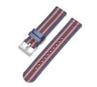 KemEng Bracelet de banda de reemplazo deportivo de correa de nylon vigilante de 20/22mm, Gris rojo azul 1, 20mm