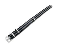 KemEng Correa de reloj de nylon Watch 12-24mm Sports Watch Strap, Gris negro, 14mm