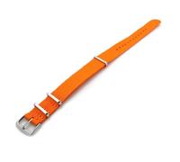 KemEng Correa de reloj de nylon Watch 12-24mm Sports Watch Strap, Naranja, 16mm