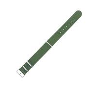 KemEng Correa de reloj de nylon Watch 12-24mm Sports Watch Strap, Verde, 20mm