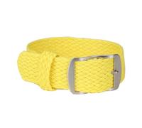 KemEng Correa de reloj de repuesto de la OTAN 20/22mm Pulsera de bandas de relojes de nylon, Amarillo, 20mm