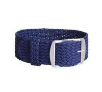 KemEng Correa de reloj de repuesto de la OTAN 20/22mm Pulsera de bandas de relojes de nylon, Azul oscuro, 20mm