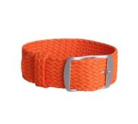 KemEng Correa de reloj de repuesto de la OTAN 20/22mm Pulsera de bandas de relojes de nylon, Naranja, 22mm