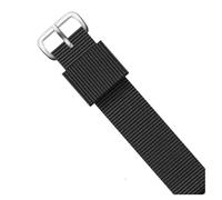 KemEng Correa para la correa de reloj de reemplazo de tela 14-22mm de nylon correas, Color 01-Silver, 12mm