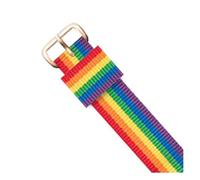 KemEng Correa para la correa de reloj de reemplazo de tela 14-22mm de nylon correas, Color de oro de 100 rose, 14mm