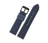 KemEng Nylon Canvas Watch Strap 18-24mm Banda de reloj de la OTAN para hombres y mujeres, Hebilla de alfiler negro, 21mm