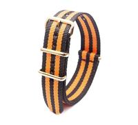 KemEng Nylon Watch correas de 18-24mm de la muñequera de la OTAN para hombres y mujeres, Color 22, 24mm