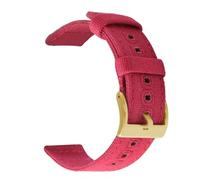 KemEng Pulsera de liberación rápida de 18-22mm de lienzo para la correa, oro rojo, 22mm
