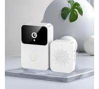 KEMENT Timbre de video inteligente, cámara de seguridad inalámbrica para visión nocturna, intercomunicador de audio bidireccional, cambiador de voz, sistema de monitor doméstico