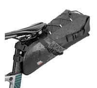 KEMIMOTO Bolsa para asiento de bicicleta, Max 11L totalmente impermeable, bolsa para sillín de bicicleta, paquete trasero de bicicleta de carretera debajo del asiento con panel reflectante de PVC