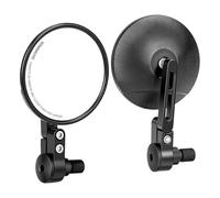 KEMIMOTO Espejos Moto de Extremo Manillar, E24 Certificación, Rotación de 360°, 2 Piezas Retrovisores Moto Homologados Laterales de 7/8" (22 mm)