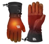 KEMIMOTO Guantes Calefactables Moto, Retención de Calor Desde -10℃ a -5℃, 3 Modos de Calefacción 2500 mAH, Resistente al Desgaste Deportes de Inviernos al Aire Libre Hielo & Nieve