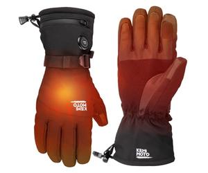KEMIMOTO Guantes Calefactables Moto, Retención de Calor Desde -10℃ a -5℃, 3 Modos de Calefacción 2500 mAH, Resistente al Desgaste Deportes de Inviernos al Aire Libre Hielo & Nieve