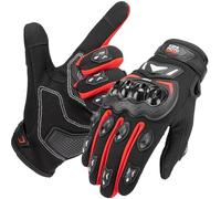 KEMIMOTO Guantes Moto Verano, Resistencia al Impacto, Deportivos Protectores y Transpirables Hombres y Mujeres, Palma Antideslizante, con Pantalla Táctil, Motocicletas, Escalada y Caza