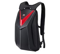 KEMIMOTO Mochila rígida para Motocicleta, Mochila para Casco, Mochila expandible de Gran Capacidad, Resistente al Agua, Ligera, para Montar en Motocicleta, Trabajo, Gimnasio, Negro, L