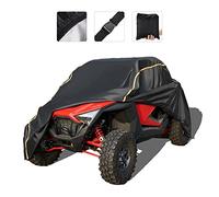 KEMIMOTO Pro XP Cover X3 Heavy Duty UTV Cover 2 Seater Large Size Compatible with Can-Am Maverick X3, Polaris RZR Pro XP, Talon, Commander, YXZ1000R, 2-3 Seater Reflective Strip Sturdy in Wind