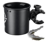 KEMIMOTO Soporte para bebidas para motocicleta, soporte mejorado para vasos con abrazadera de metal de 15 mm - 38 mm, 1000 ml para bicicleta, para scooter, barco, cochecito, silla de ruedas, golf