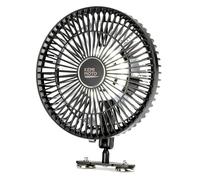 KEMIMOTO Ventilador magnético para carrito de golf con 3 modos de luz y 6 velocidades, ventilador a pilas para carrito de golf, carretilla elevadora, compatible con EZGO Valor RXV Club Car Evolution