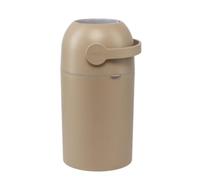 KEMMLIT Cubo de pañales inodoro sin cassette con tapa y gran capacidad para hasta 25 pañales de bebé, incluye sistema antiolores, funciona con bolsas convencionales (sésamo)
