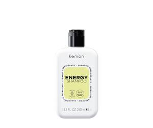 Kemon - champú energético a base de ginseng y cafeína, limpia suave