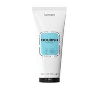 Kemon - Nourish Mask - Mascarilla nutritiva para cabello quebradizo, seco y encrespado a base de manteca de karité, promueve la desenredadura del cabello suave, 200 ml