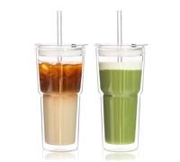 KEMORELA Latte Macchiato - Vasos de doble pared (600 ml)