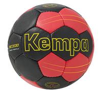 Kempa accedo Basic profile - Balón de entrenamiento, color Negro (Schwarz/Rot/Fluo Gelb), talla 3