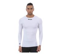 Kempa Attitude Longsleeve Camiseta de Entrenamiento, Hombre, Blanco, S
