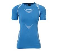 Kempa Attitude Pro Shortsleeve Camiseta de Entrenamiento, Mujer, Azul/Blanco, M/L