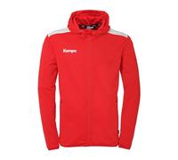 Kempa balonmano Emotion 27 Chaqueta con capucha Chaqueta deportiva para hombre y niño con capucha forrada - forro polar en el interior - con bolsillos con cremallera