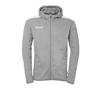 Kempa balonmano Emotion 27 Chaqueta con capucha Chaqueta deportiva para hombre y niño con capucha forrada - forro polar en el interior - con bolsillos con cremallera