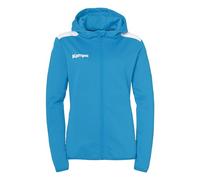 Kempa balonmano Emotion 27 Chaqueta con capucha para mujer Chaqueta deportiva para mujer y niña con capucha forrada - forro polar en el interior - con bolsillos con cremallera