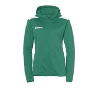 Kempa balonmano Emotion 27 Chaqueta con capucha para mujer Chaqueta deportiva para mujer y niña con capucha forrada - forro polar en el interior - con bolsillos con cremallera