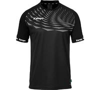 Kempa Camisa Wave 26 deportiva para hombre y niño, camiseta de manga corta, camisa funcional para balonmano, gimnasio y fitness, elástica y transpirable, L