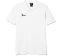 Kempa Camiseta Classic Polo para niños, blanco, 128 EU
