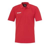 Kempa Camiseta Classic Polo para niños, rojo, 140 EU