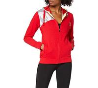 Kempa Core 2.0 Hood Chaqueta, Mujer, Rojo/Gris Oscuro Mezcla, S