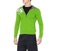 Kempa Core 2.0 Hood Chaqueta, Mujer, Verde Esperanza/Gris Oscuro, L
