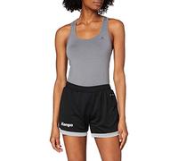 Kempa Core 2.0 Pantalón Corto de Equipacion, Mujer, Negro (Black/Dark Grey Melange), M