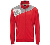 Kempa Core 2.0 Poly Chaqueta, Hombre, Rojo/Gris Oscuro Mezcla, XXXL