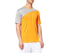 Kempa Core 2.0 Shirt Camiseta De Juego De Balonmano, Hombre, Naranja Fresh/Gris Oscuro, 128